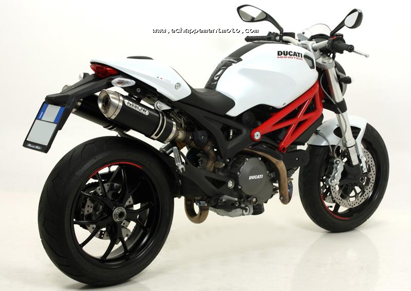 ECHAPPEMENT MOTO DUCATI 796 MONSTER ARROW THUNDER NOIR 2